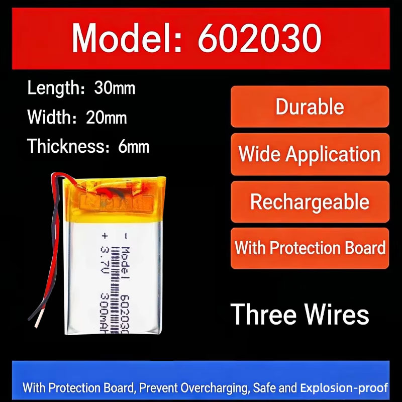 Watch Smart Smartwatch - Batería de Litio de 3.7V 300mAh