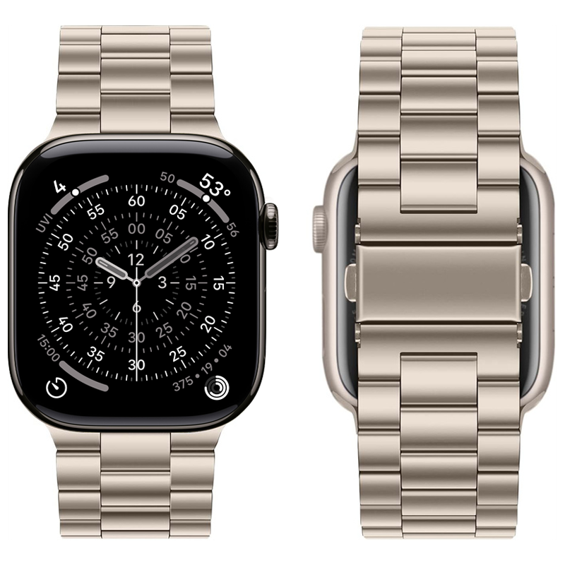 Smartwatch Apple Watches For Women - Correa clásica de acero inoxidable para