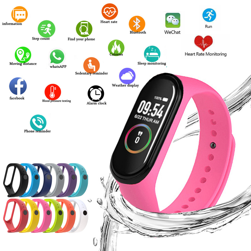 Smartwatch Watches Brands For Women - Relojes inteligentes M4, pulseras deportivas para