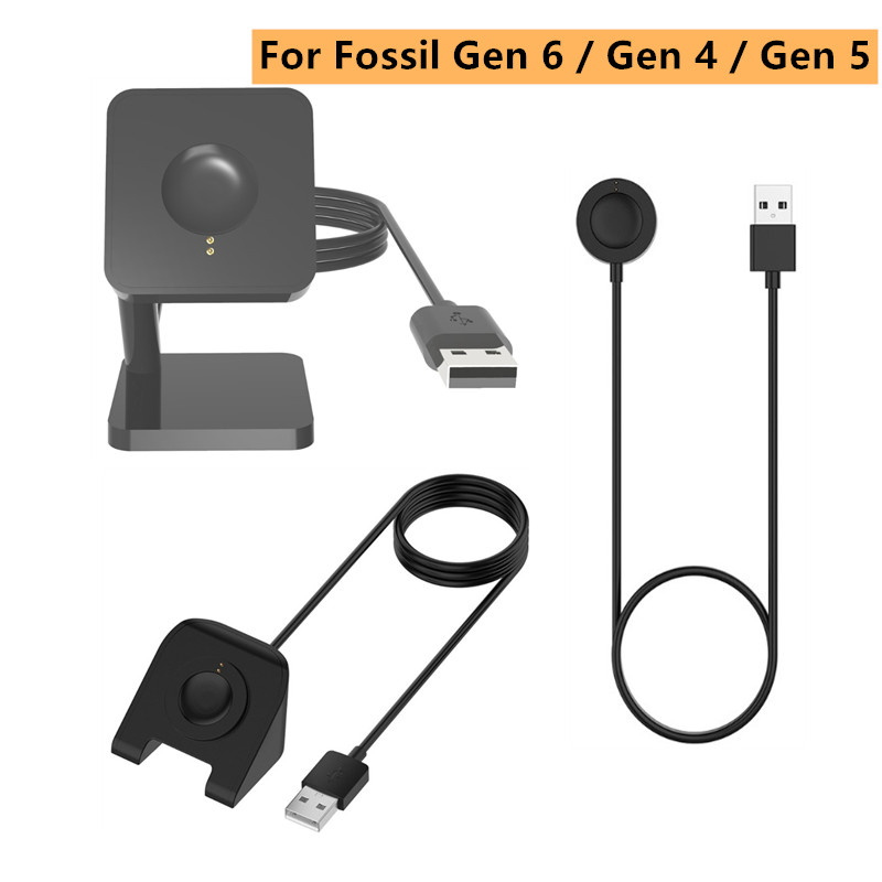 Fossil Watches Smartwatch Gen 6 - Base de carga rápida magnética USB