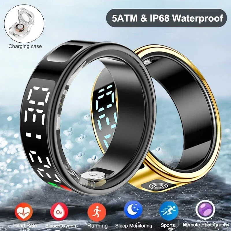 Smartwatch Sports Watches For Men - Anillo inteligente para hombres y mujeres,