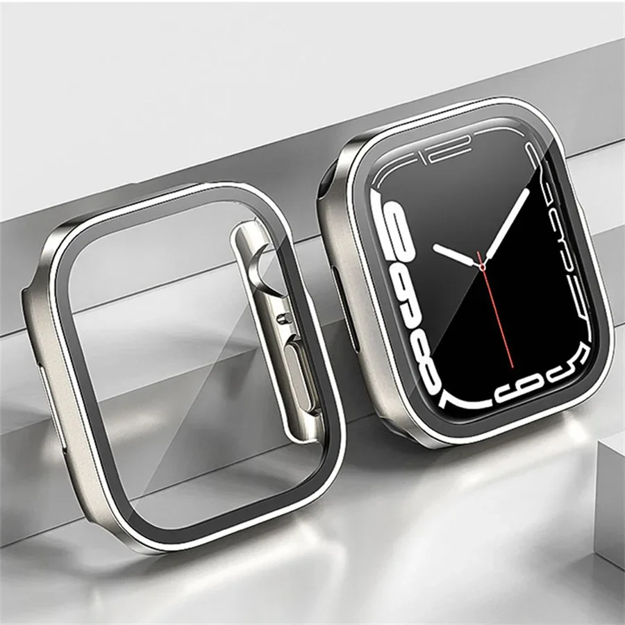 Vidrio + funda para Apple Watc - Smartwatch Apple Watches For Women reseña y precio