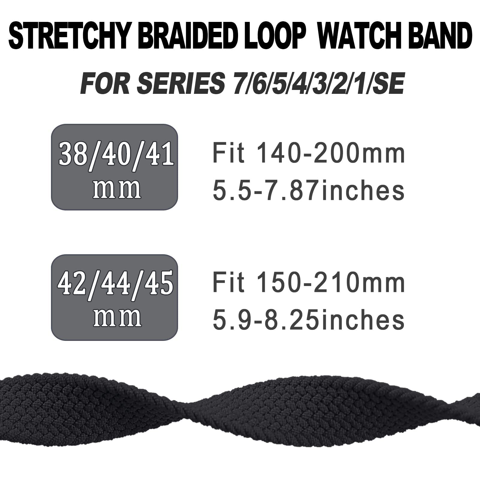 Braided Solo Loop For Apple wa - Smartwatch Apple Watches For Women reseña y precio