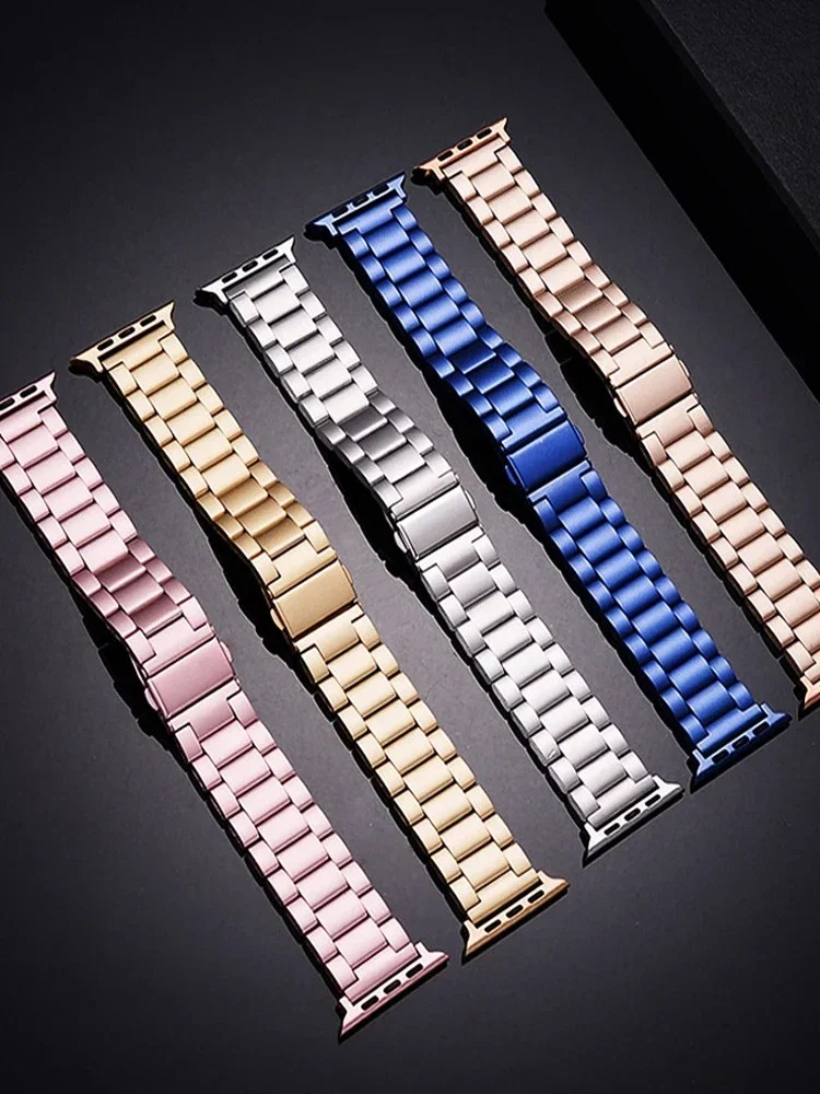 Correa clásica de acero inoxid - Smartwatch Apple Watches For Women reseña y precio