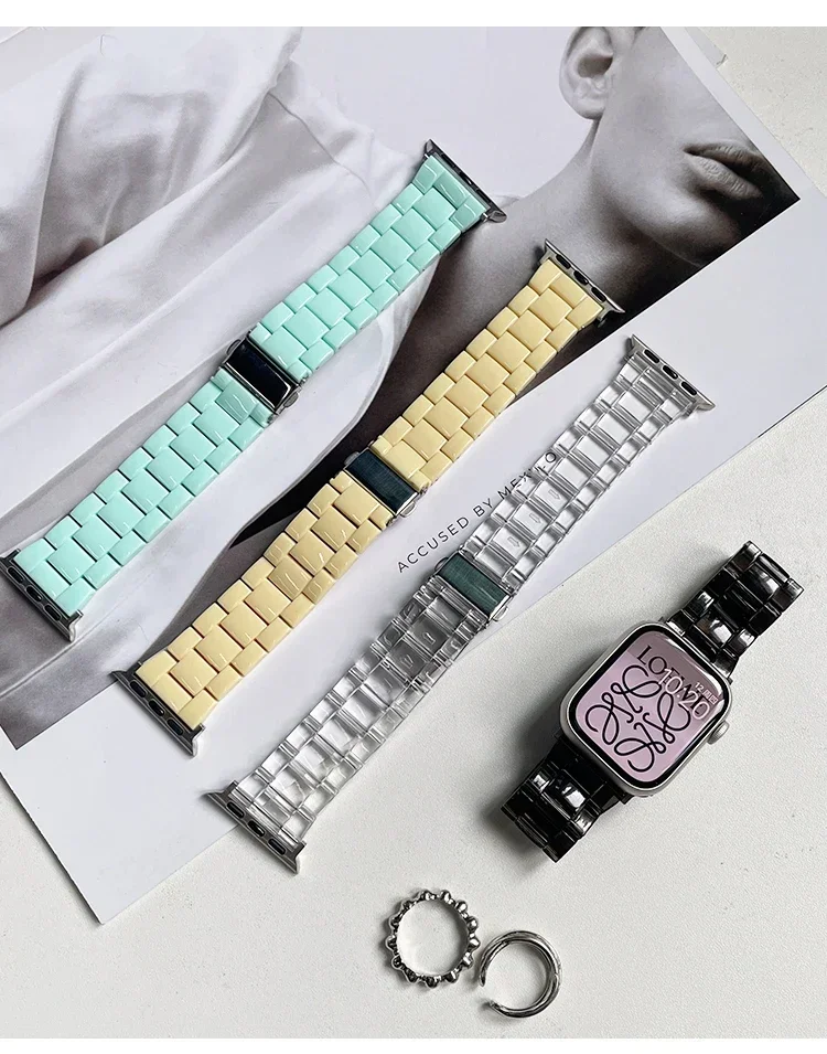 Correa de reloj + funda + vidr - Smartwatch Apple Watches For Women reseña y precio