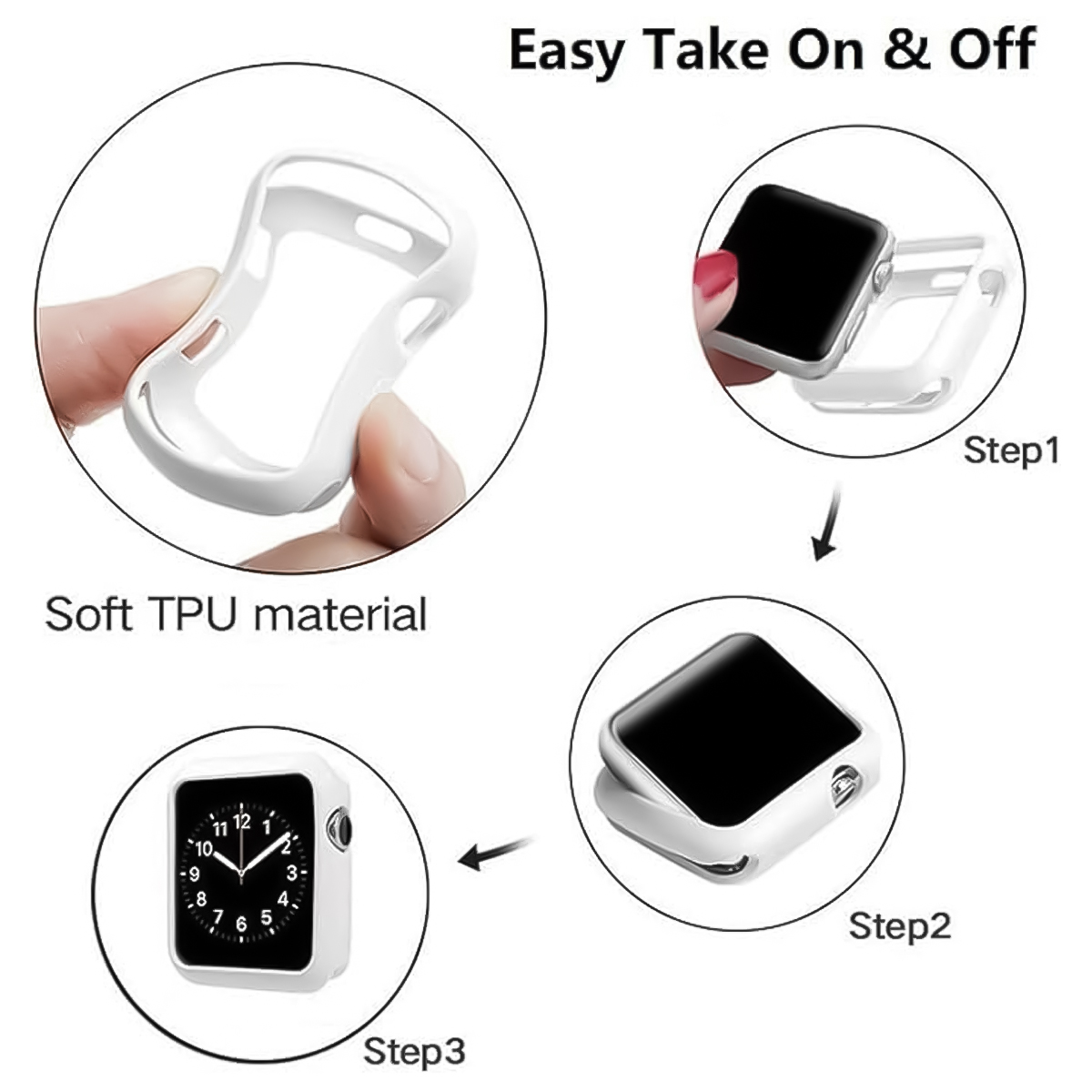 Funda de silicona TPU para Hua - Huawei Smartwatch Watch Fit reseña y precio