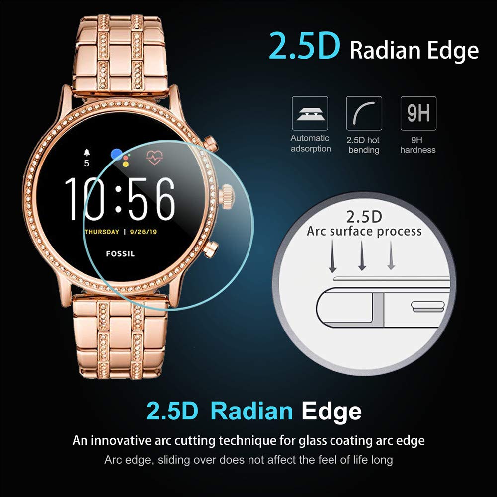 Vidrio templado de 2 piezas pa - Fossil Watches Smartwatch Gen 6 reseña y precio