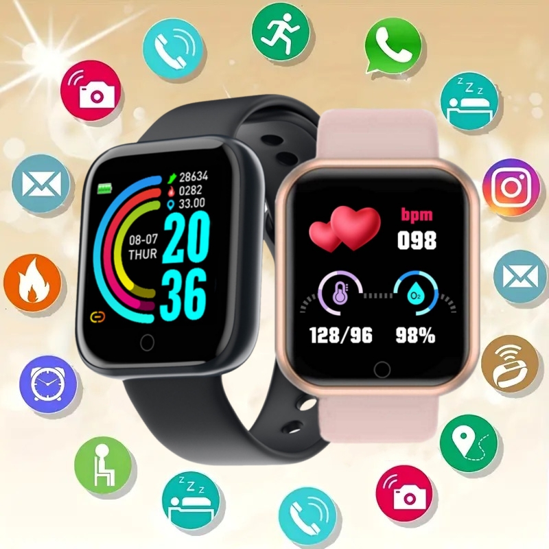 Reloj inteligente Y68 D20 para - Smartwatch Sports Watches For Men reseña y precio