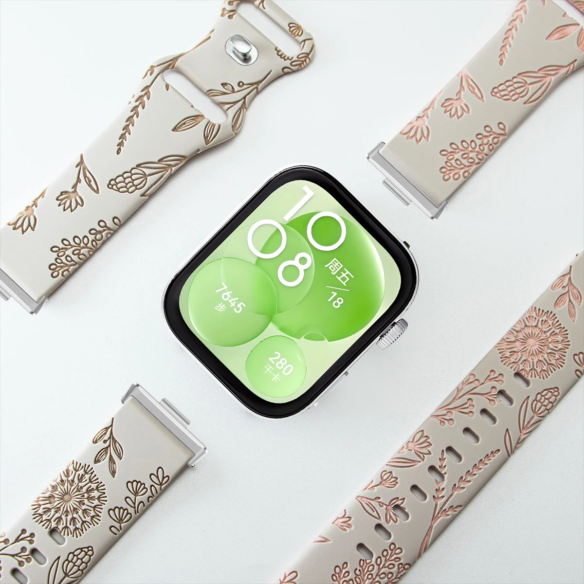 Correa con diseño estampado pa - Huawei Smartwatch Watch Fit reseña y precio