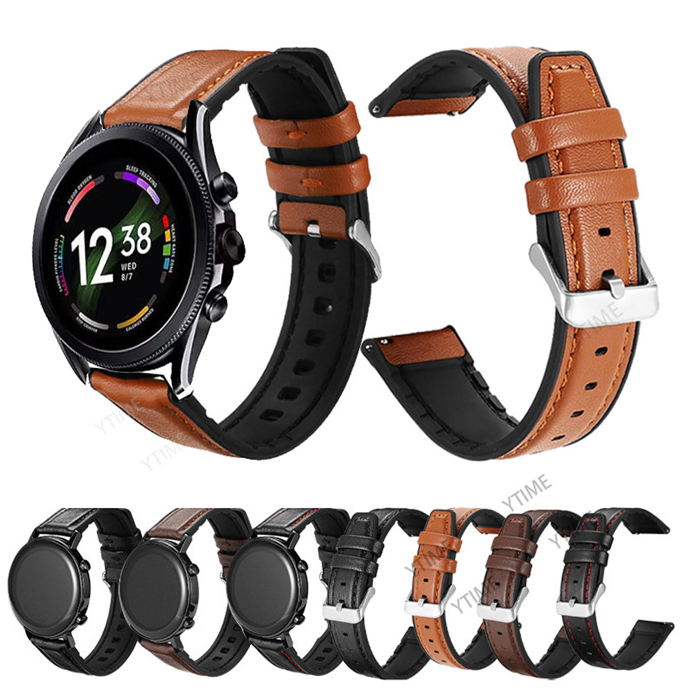 Correa de cuero de silicona de - Fossil Watches Smartwatch Gen 6 reseña y precio