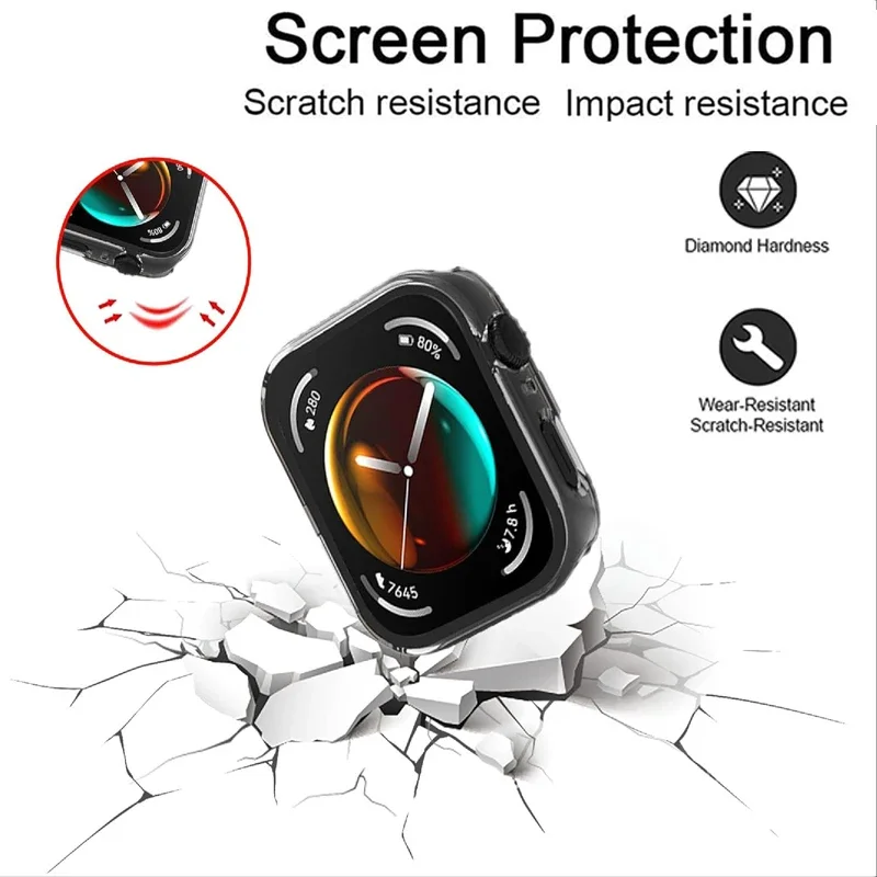 Funda de PC + vidrio templado  - Huawei Smartwatch Watch Fit reseña y precio