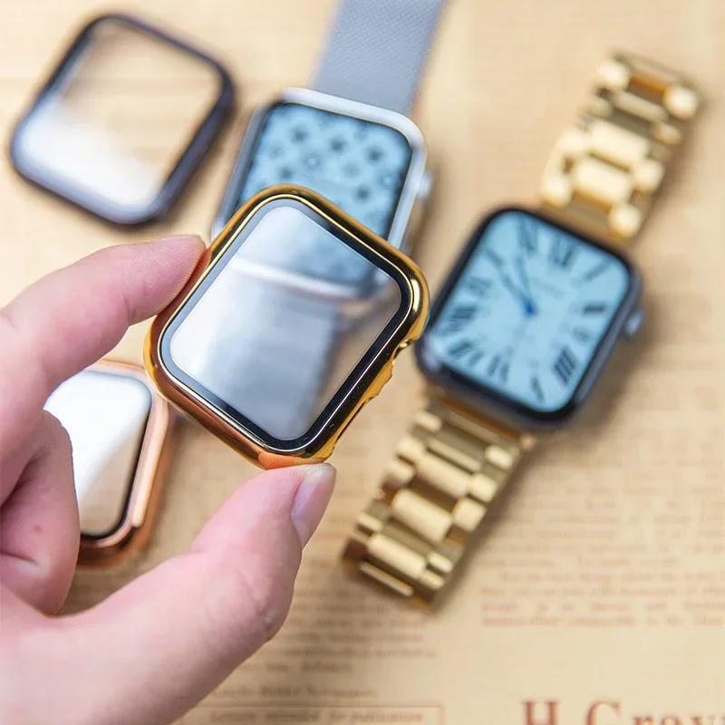 Vidrio + funda para Apple Watc - Smartwatch Apple Watches For Women reseña y precio